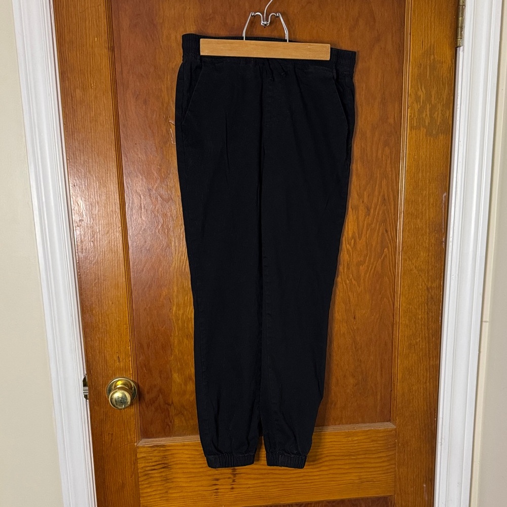 Black Khaki drawstring Pants